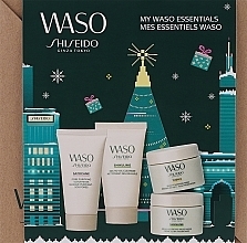 Парфумерія, косметика Набір - Shiseido Waso Holiday Kit (mask/30ml + gel/30ml + mask/15ml + cr/15ml)