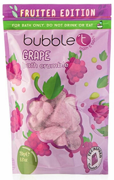 Крошка для ванны "Виноград" - Bubble T Grape Bath Crumble — фото N1