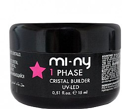 Духи, Парфюмерия, косметика Гель для ногтей - Mi-Ny 1 Phase Crystal Builder Uv-Led