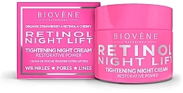 Підтягувальний нічний крем для обличчя з ретинолом - Biovene Retinol Night Lift Tightening Night Cream — фото N1