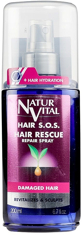 Спрей против выпадения и ломкости волос - Natur Vital Hair Rescue Repair Spray — фото N1