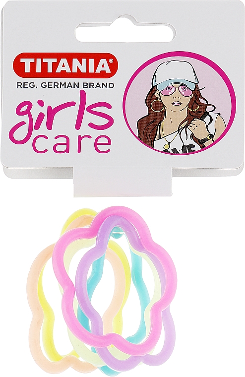 Набір різнокольорових резинок для волосся - Titania