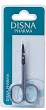 Ножиці для кутикули зігнуті, 9.3 см - Disna Pharm — фото N2