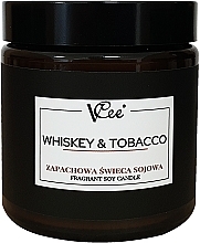 Соевая свеча с ароматом виски и табака - Vcee Whiskey & Tobacco Fragrant Soy Candle — фото N1