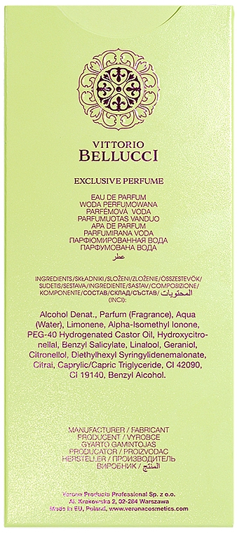 Vittorio Bellucci Vernissage Essence - Парфумована вода — фото N3