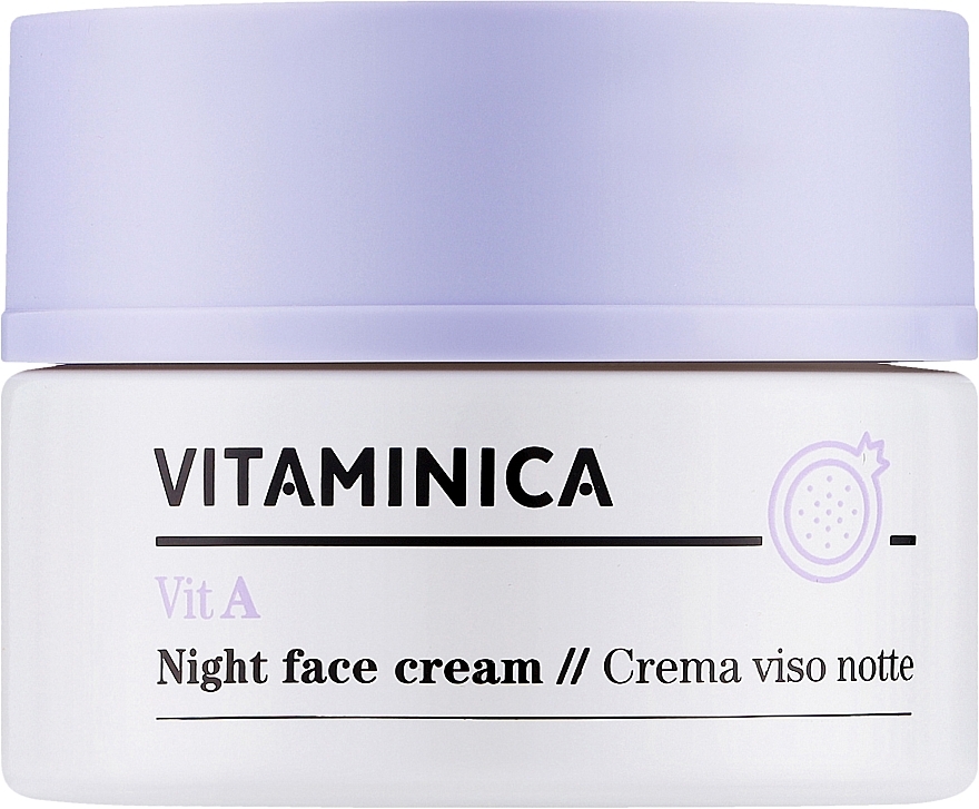 Ночной крем для лица - Bioearth Vitaminica Vit A Night Face Cream — фото N1
