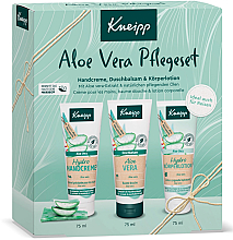 Набор - Kneipp Aloe Vera (h/cr/75ml + b/lot/75ml + sh/balm/75ml) — фото N1