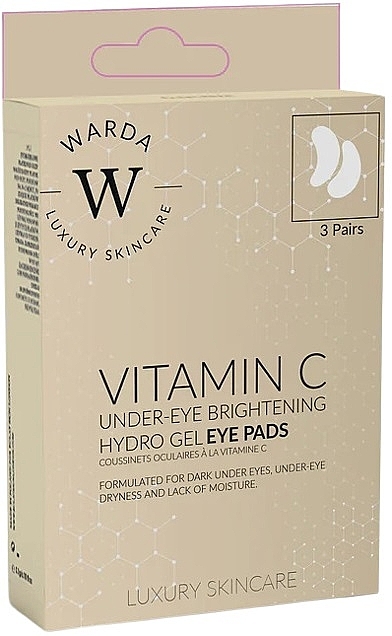 Гідрогелеві патчі з вітаміном С - Warda Vitamin C Under-Eye Brightening Hydro Gel Eye Pads — фото N1