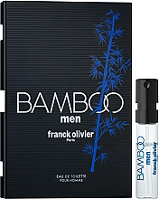 Духи, Парфюмерия, косметика Franck Olivier Bamboo Men - Туалетная вода (пробник)