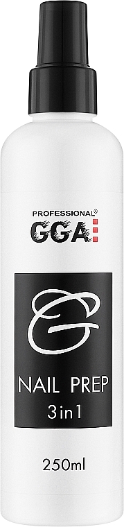 Косметическое средство 3в1 для ногтей - GGA Professional Nail Prep 3in1 — фото N2