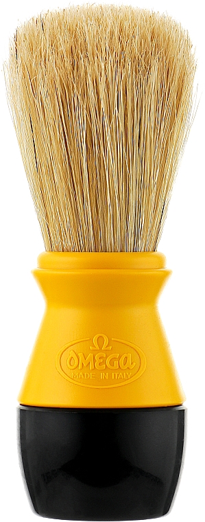 Помазок для гоління, 40099, жовтий - Omega — фото N1