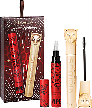 Духи, Парфюмерия, косметика Набор - Nabla Iconic Holidays Set (mascara/10ml + lip/plumper/4ml)