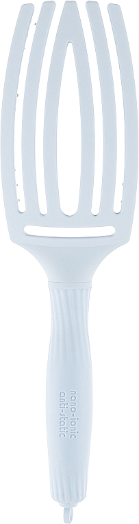 Щетка для волос комбинированная - Olivia Garden Finger Brush Combo Medium Pastel Blue — фото N2