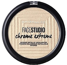 Хайлайтер для лица - Maybelline New York Face Studio Chrome Extreme — фото N1