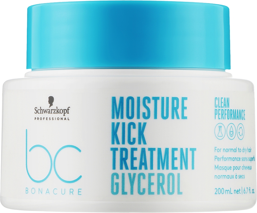Маска для нормального й сухого волосся - Schwarzkopf Professional Bonacure Moisture Kick Treatment Glycerol — фото N1