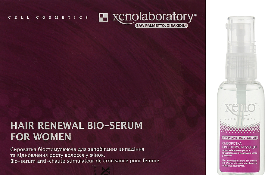 Сиворотка для запобігання випадіння волосся у жінок - Xeno Laboratory Bio-Serum For Women