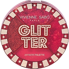 Палетка глиттеров - Vivienne Glitter Artiste Palette — фото N1
