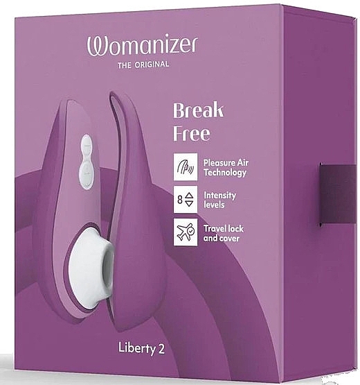 Кліторальний стимулятор - Womanizer Liberty 2 Break Free Purple — фото N2