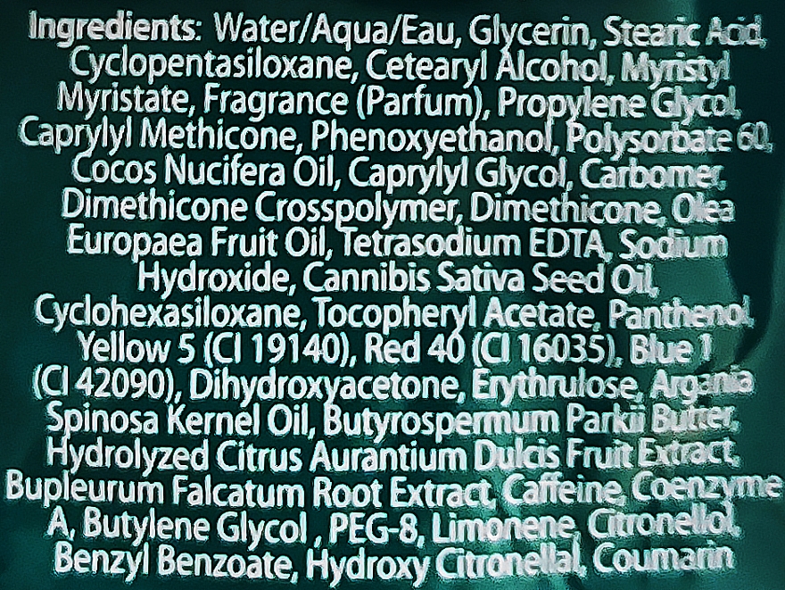 Крем для солярію з бронзантами, на основі конопляної олії - Tan Asz U Tanijuana Black 200X (пробник) — фото N3