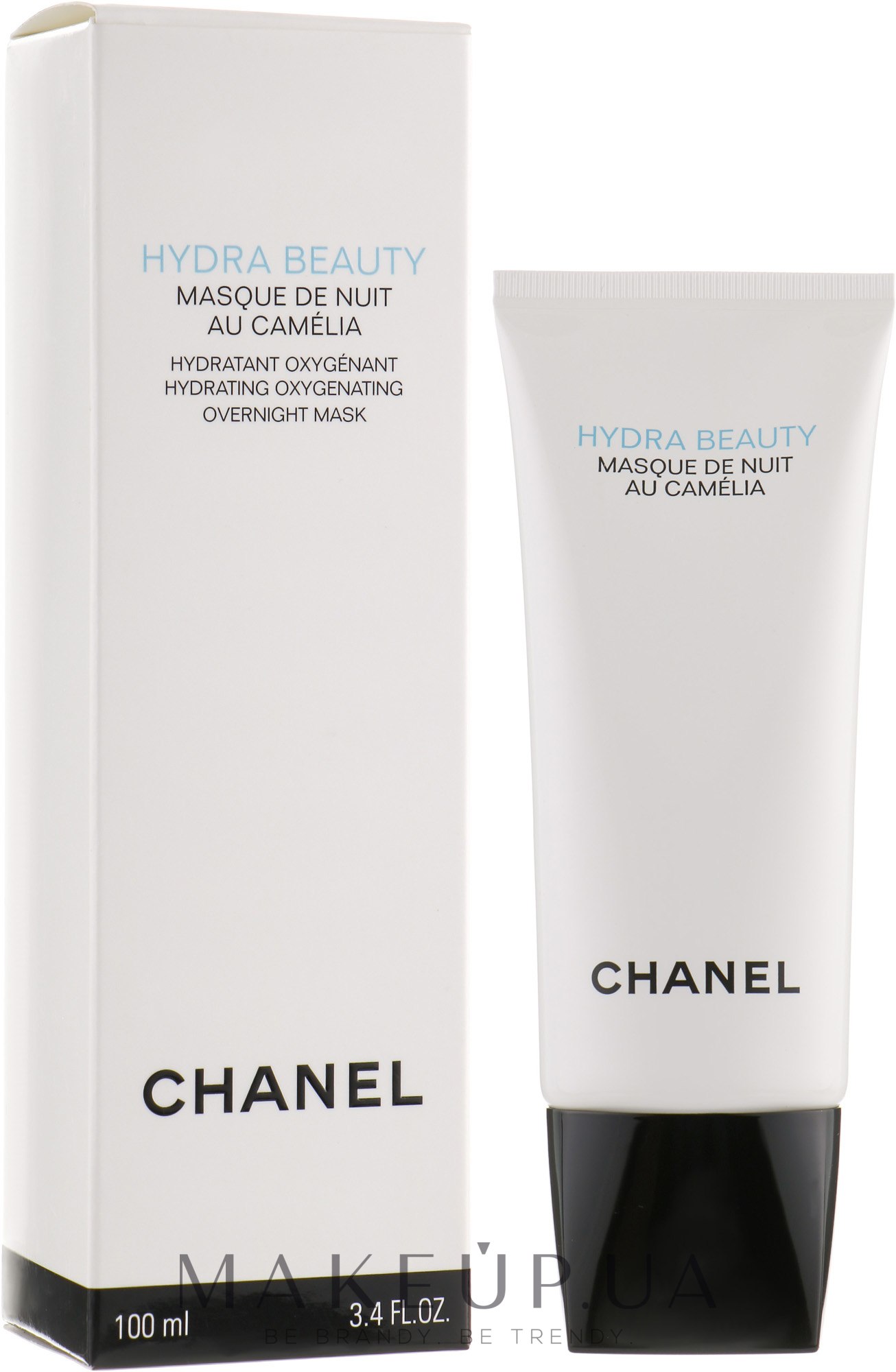 Ночная маска для увлажнения и обогащения кожи кислородом - Chanel Hydra Beauty Hydrating Oxigenating Overnight Mask (тестер) — фото 100ml