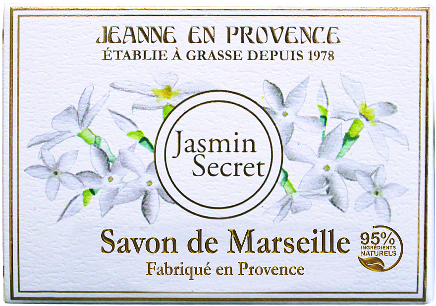 Парфюмированное мыло - Jeanne en Provence Jasmin Secret Soap — фото N1