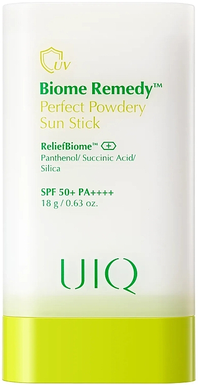 Сонцезахисний стік - UIQ Biome Remedy Perfect Powdery Sun Stick SPF 50+ PA++++ — фото N1