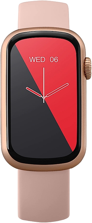 Смарт-часы, розовые, резиновый ремешок - Garett Smartwatch Action — фото N5