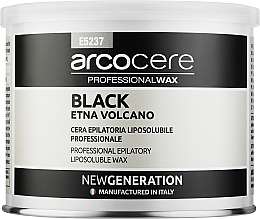 Воск в банке, черный - Arcocere New Generation Black Etna Volcano — фото N1