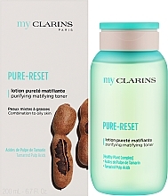 Тонер для обличчя - Clarins My Clarins Pure-Reset Purifyng Matyfying Toner — фото N2