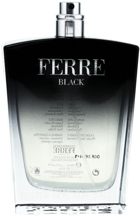 Gianfranco Ferre Ferre Black - Туалетна вода (тестер без кришечки) — фото N1