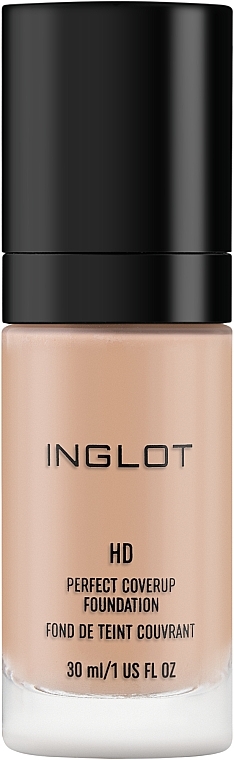 Тональний крем для обличчя - Inglot HD Perfect Coverup Foundation — фото N1