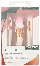 Парфумерія, косметика Набір пензлів для макіяжу, 3 шт. - EcoTools Glow Max Limited Edition