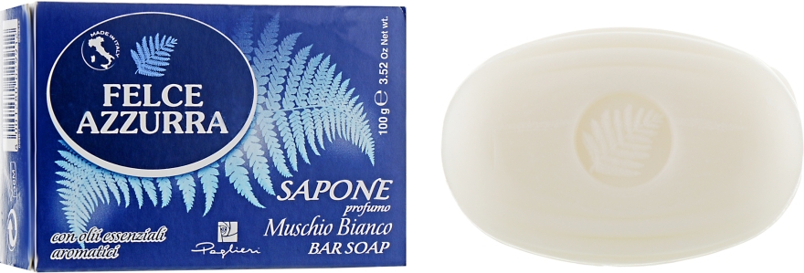 Мыло "Белый мускус" - Felce Azzurra Soap — фото N1