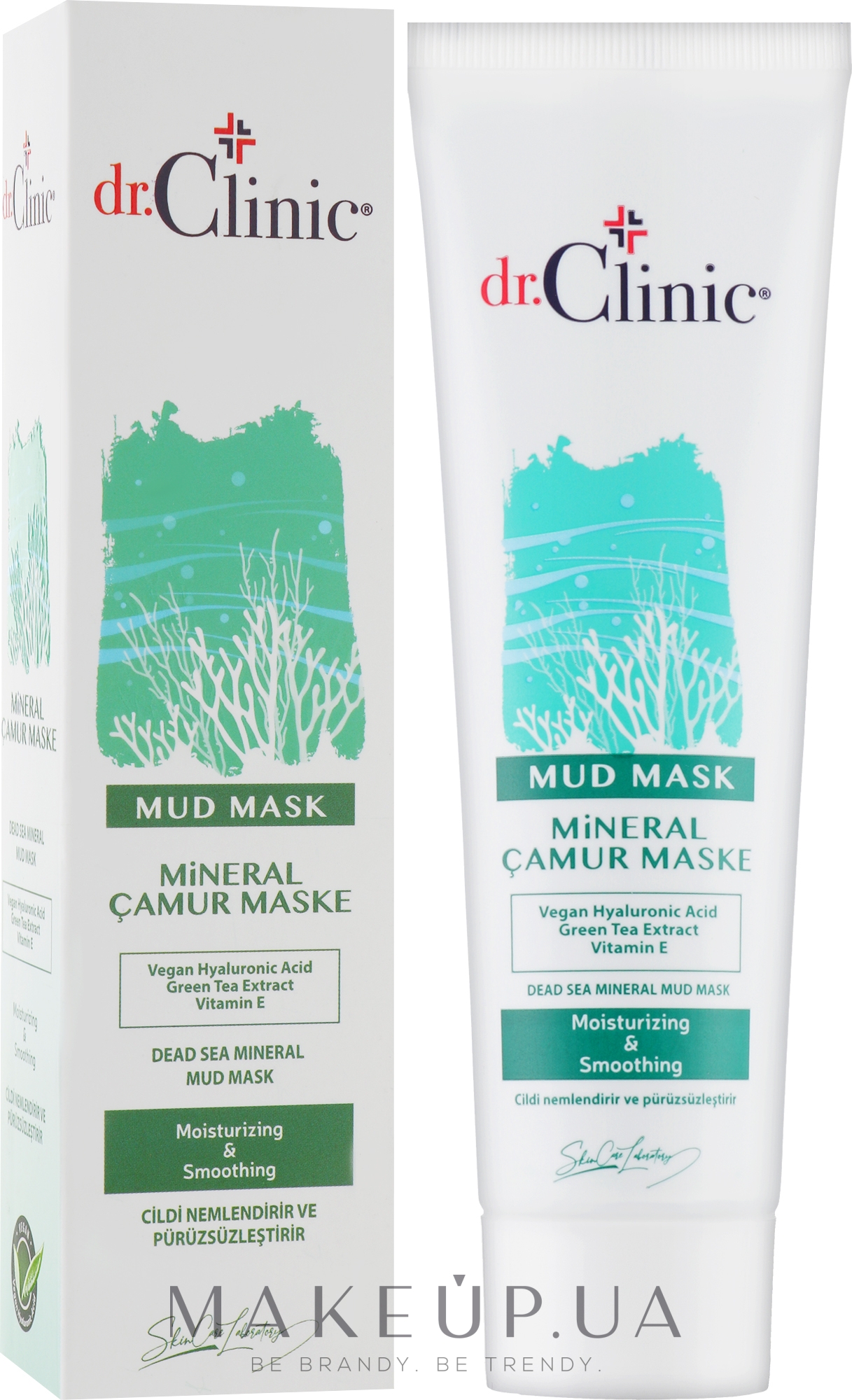 Грязьова маска для обличчя з мінералами Мертвого моря - Dr. Clinic Mud Mask — фото 100ml