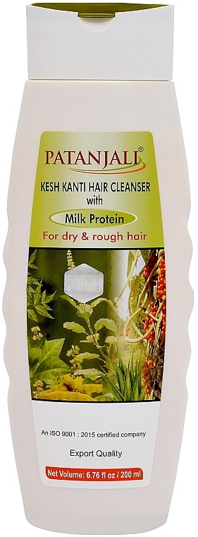 Шампунь для волос "Молочный протеин" - Patanjali Kesh Kanti Hair Cleanser With Milk Protein  — фото N1