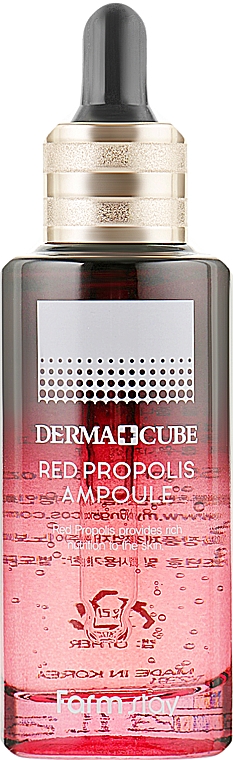 Антивозрастная сыворотка с красным прополисом - Dermacube Red Propolis Ampoule — фото N1