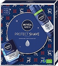 Набор - NIVEA MEN Protect Shave (sh/foam/200ml + ash/lot/100ml) — фото N1