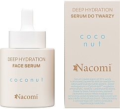 Сироватка для обличчя з кокосом - Nacomi Deep Hydration Coconut Face Serum — фото N2