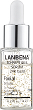 Духи, Парфюмерия, косметика Сыворотка для лица - Lanbena Six Peptides Serum 24K Gold