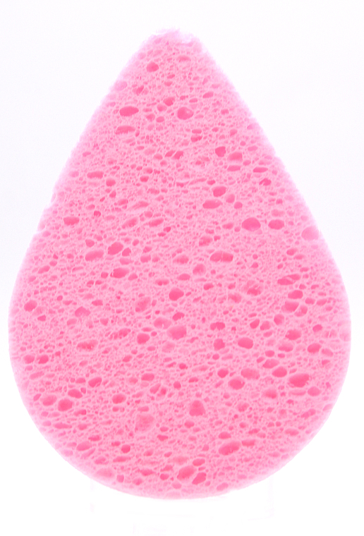 Спонж для умывания целлюлоза, "Капля" розовый - Cosmo Shop — фото N1