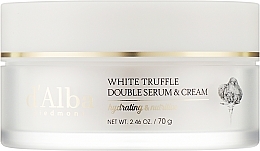 Парфумерія, косметика Антивіковий подвійний крем-сироватка - D'Alba White Truffle Double Serum & Cream