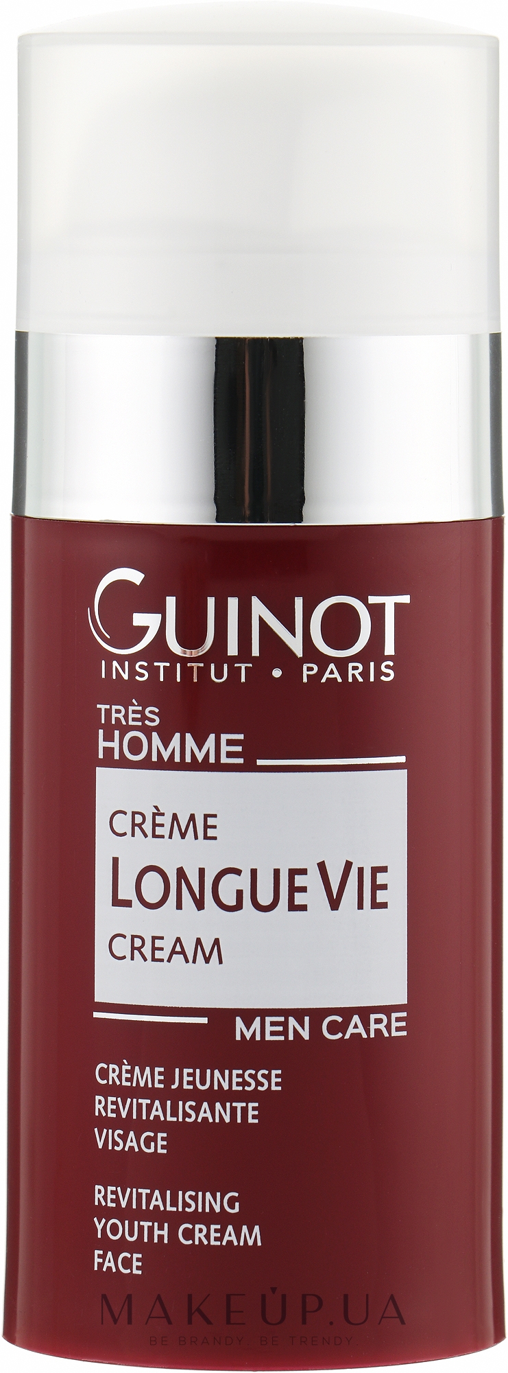 Омолоджувальний крем-сироватка для обличчя "Довге життя клітини" - Guinot Longue Vie Homme — фото 50ml
