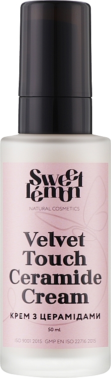 Крем с церамидами "Velvet Touch Ceramide Cream" - Sweet Lemon Face Cream — фото N1