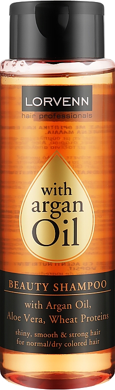 Шампунь для нормального, сухого, фарбованого волосся - Lorvenn Argan Exotic Oil Beauty Shampoo — фото N1