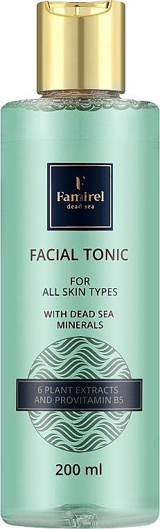 Тонік для всіх типів шкіри обличчя - Famirel Facial Tonic For All Skin Types With Dead Sea Minerals — фото N1