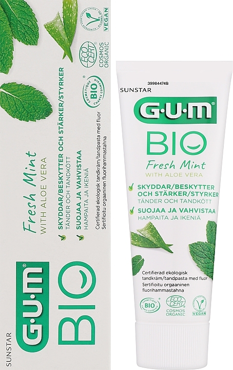 Зубная паста "Свежая мята" - G.U.M. Bio Fresh Mint Toothpaste — фото N2