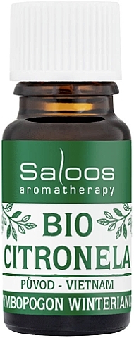 Эфирное биомасло цитронеллы - Saloos Bio Essential Oil Citronella — фото N1