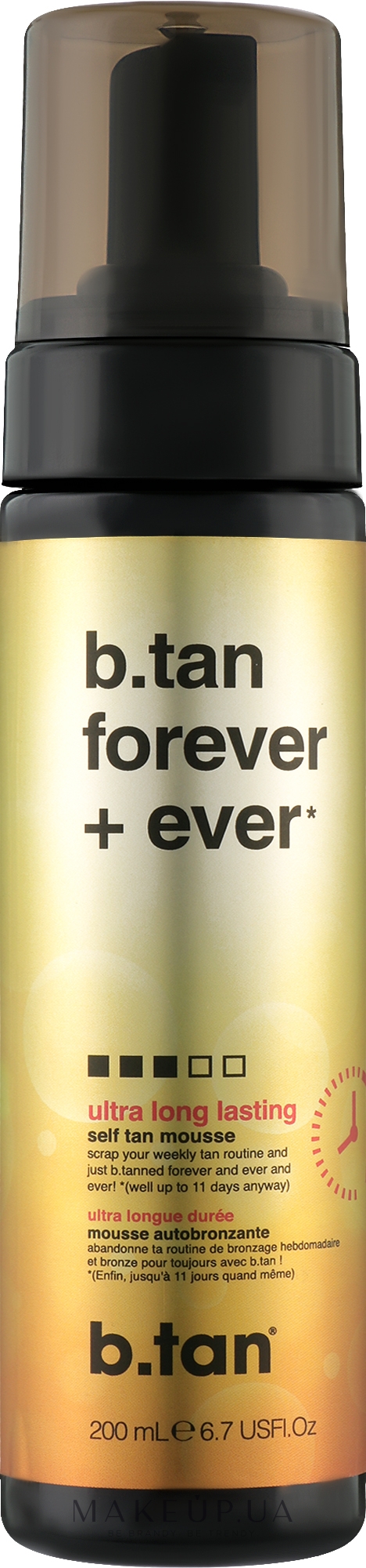 Мусс для автозагара «Forever & Ever» - B.tan Self Tan Mousse — фото 200ml