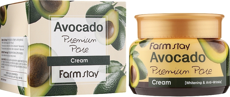 УЦЕНКА Осветляющий лифтинг-крем с экстрактом авокадо - FarmStay Avocado Premium Pore Cream * — фото N2