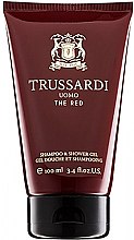 Парфумерія, косметика Trussardi Uomo The Red - Шампунь і гель для душу